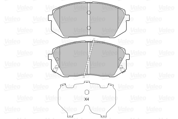 Valeo Remblokset 598934