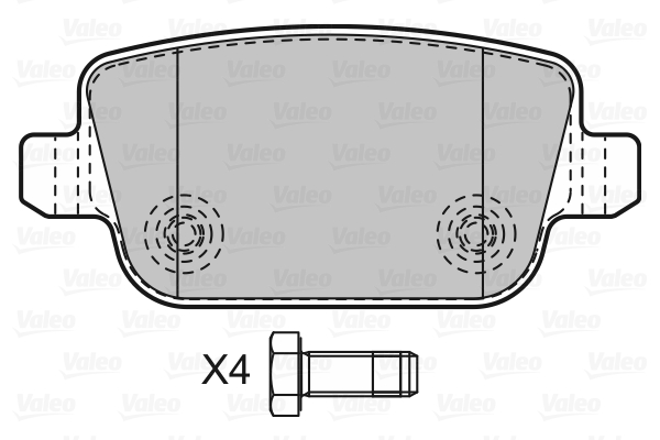 Valeo Remblokset 598935