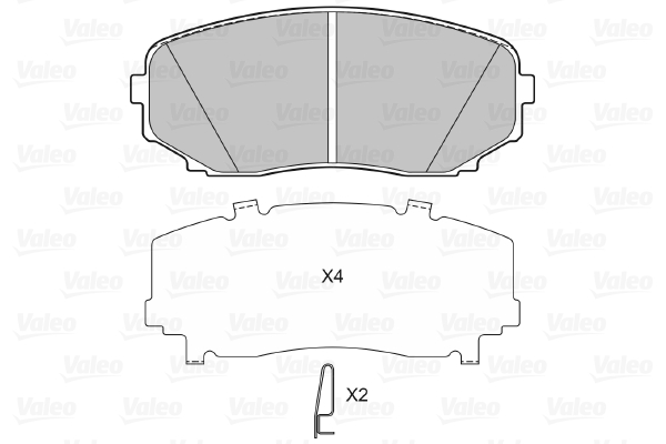 Valeo Remblokset 601335