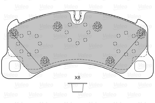 Valeo Remblokset 601280