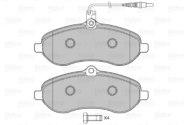 Valeo Remblokset 598899