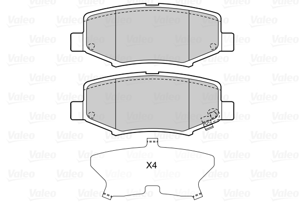 Valeo Remblokset 601541