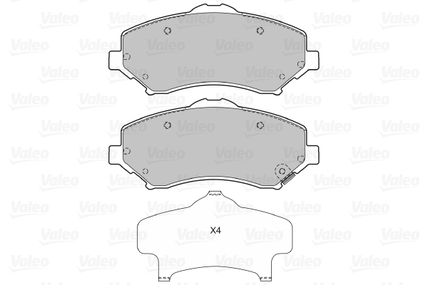 Valeo Remblokset 601475