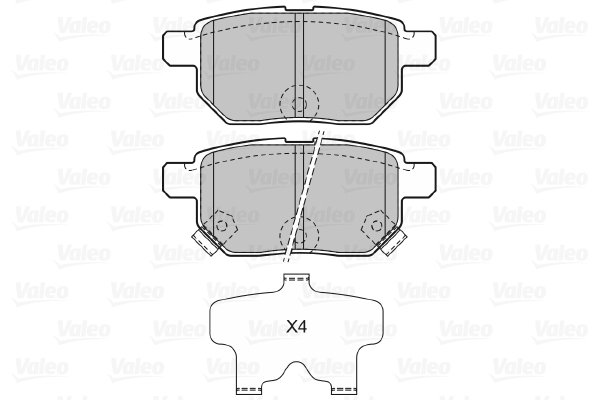 Valeo Remblokset 598933