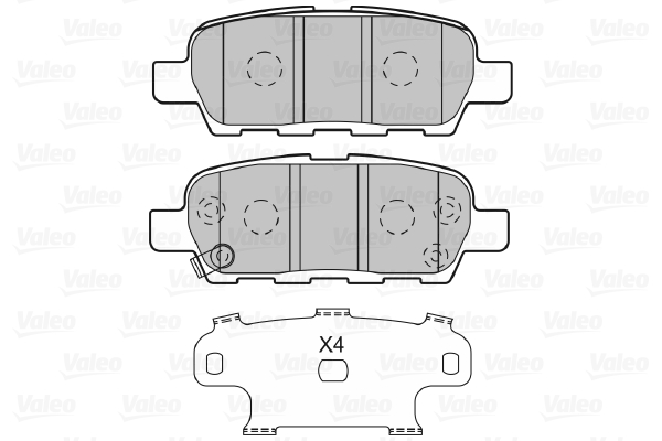 Valeo Remblokset 601009