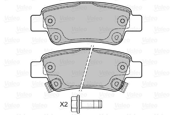 Valeo Remblokset 601038