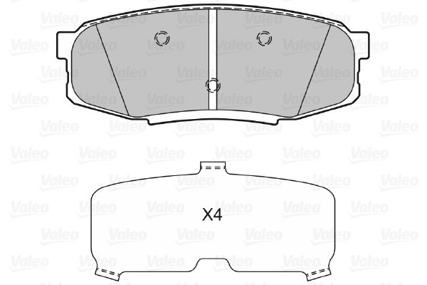 Valeo Remblokset 601340