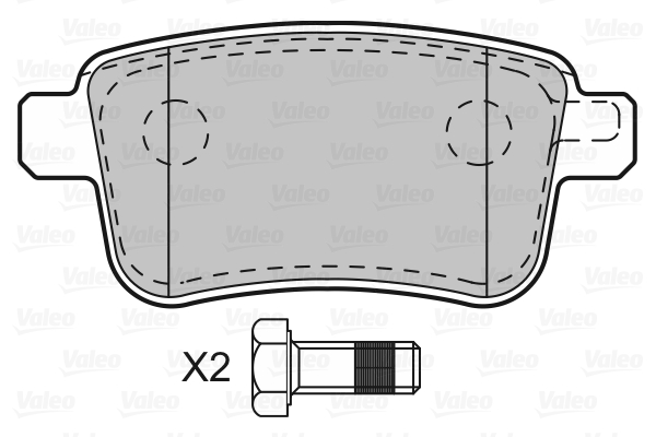 Valeo Remblokset 601011