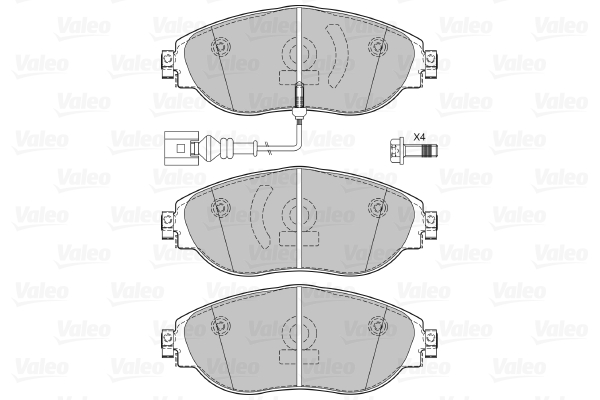 Valeo Remblokset 601286