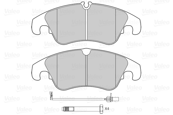 Valeo Remblokset 601342