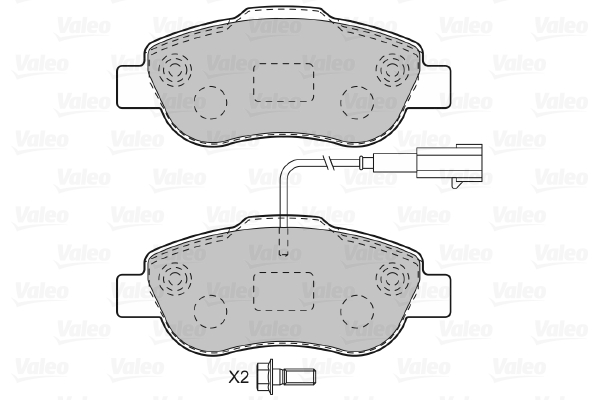 Valeo Remblokset 601015