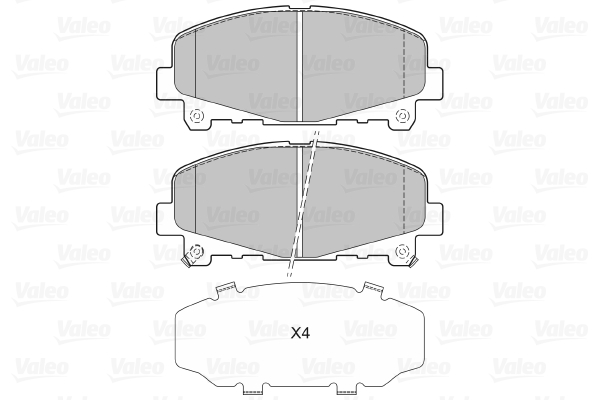 Valeo Remblokset 601351