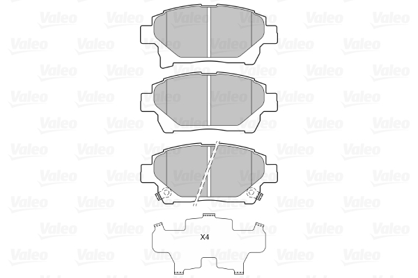 Valeo Remblokset 601060