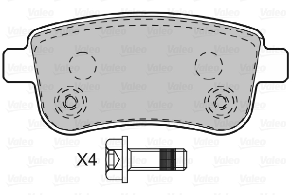 Valeo Remblokset 601000