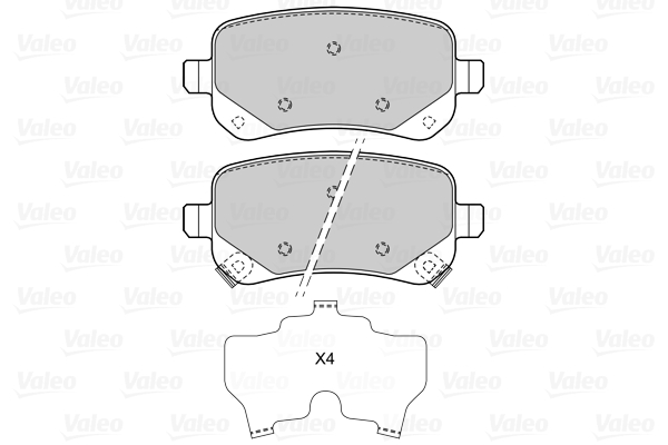 Valeo Remblokset 601523