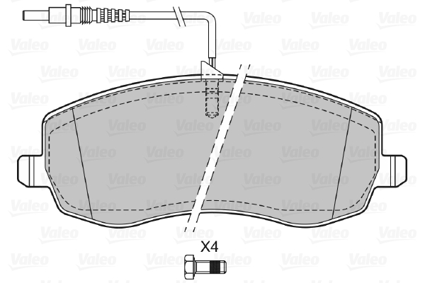 Valeo Remblokset 601384