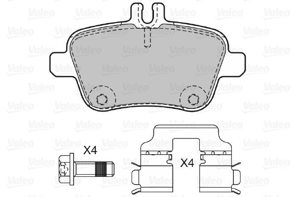 Valeo Remblokset 601304