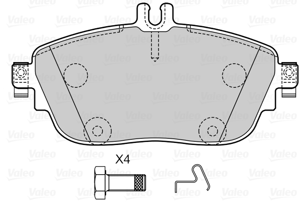 Valeo Remblokset 601503