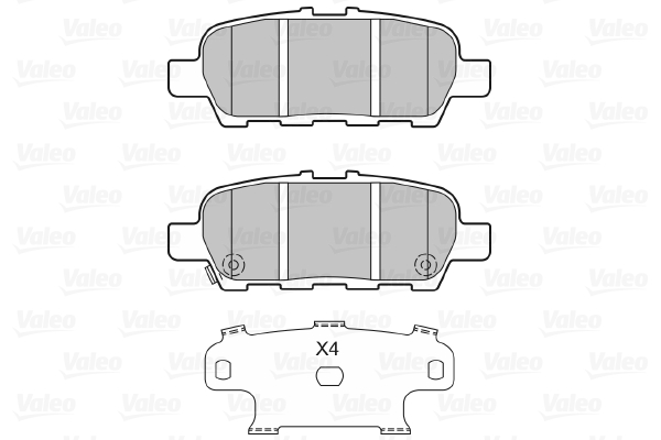 Valeo Remblokset 601331