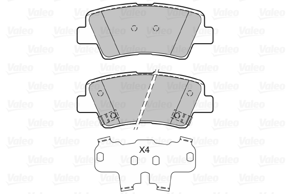 Valeo Remblokset 601139