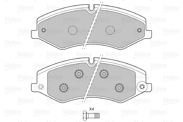 Valeo Remblokset 601324