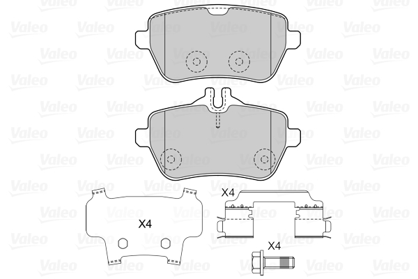 Valeo Remblokset 601535
