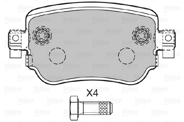 Valeo Remblokset 601392