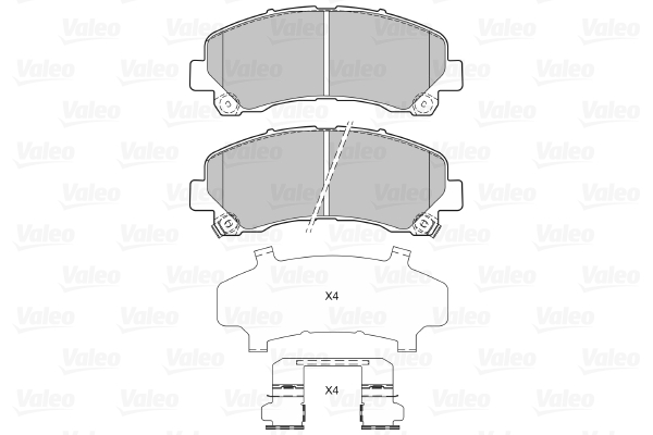 Valeo Remblokset 601332