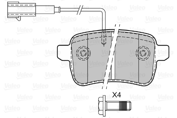 Valeo Remblokset 601142