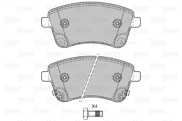 Valeo Remblokset 601141