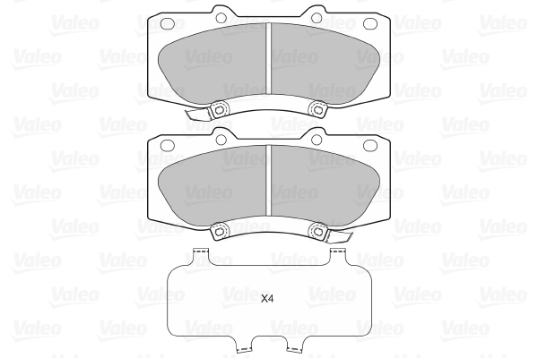 Valeo Remblokset 601284