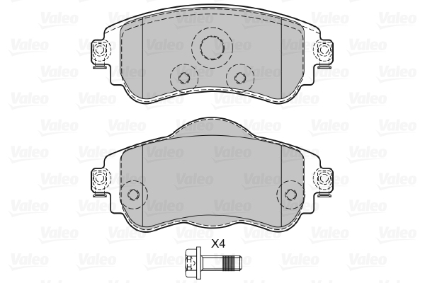 Valeo Remblokset 601293