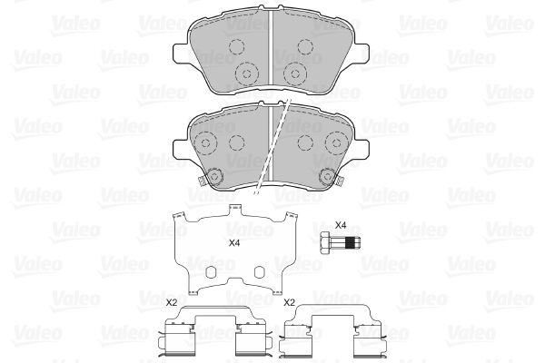 Valeo Remblokset 601364