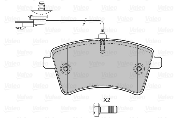 Valeo Remblokset 601354