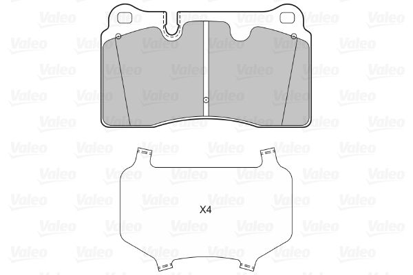 Valeo Remblokset 601278