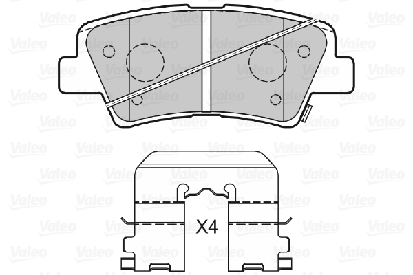 Valeo Remblokset 601301