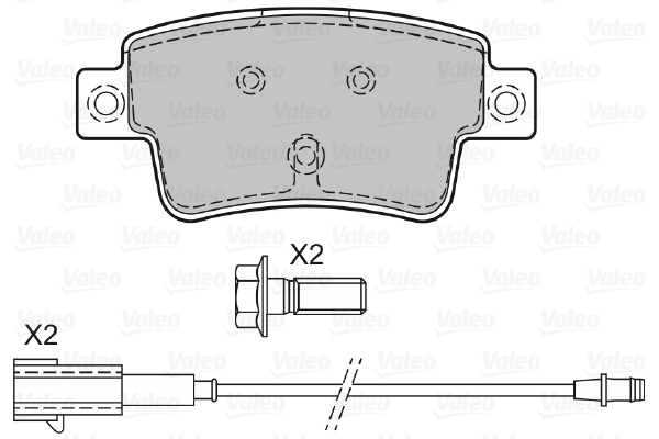 Valeo Remblokset 601063