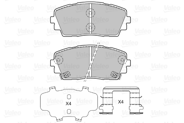 Valeo Remblokset 601299
