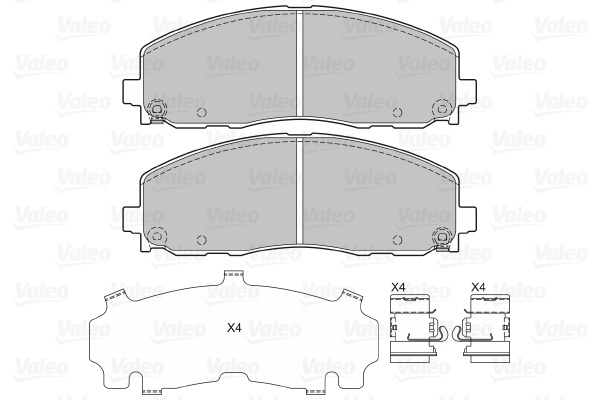 Valeo Remblokset 601314