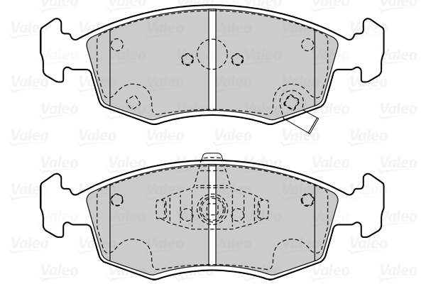 Valeo Remblokset 601514