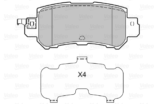 Valeo Remblokset 601355