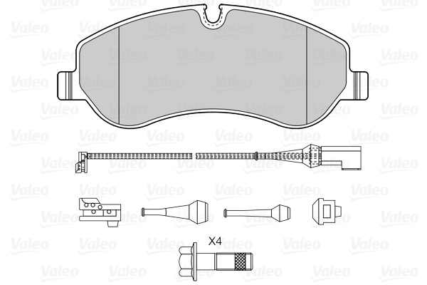 Valeo Remblokset 601559