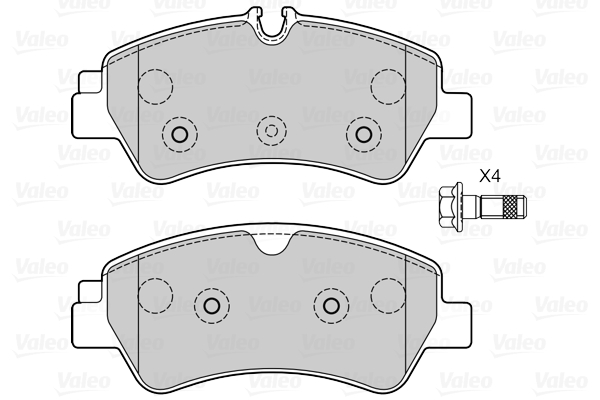 Valeo Remblokset 601543