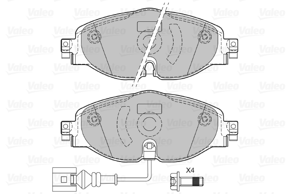 Valeo Remblokset 601328