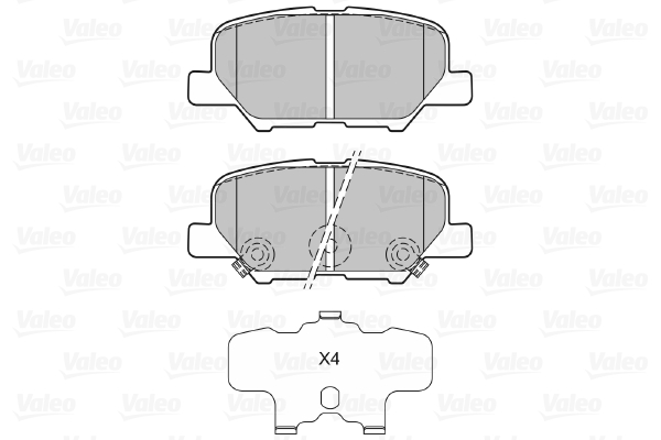 Valeo Remblokset 601361