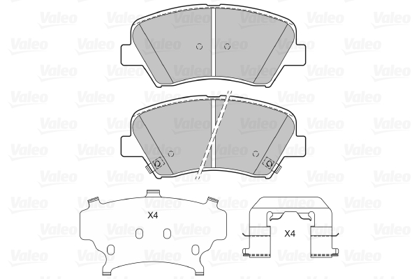 Valeo Remblokset 601294