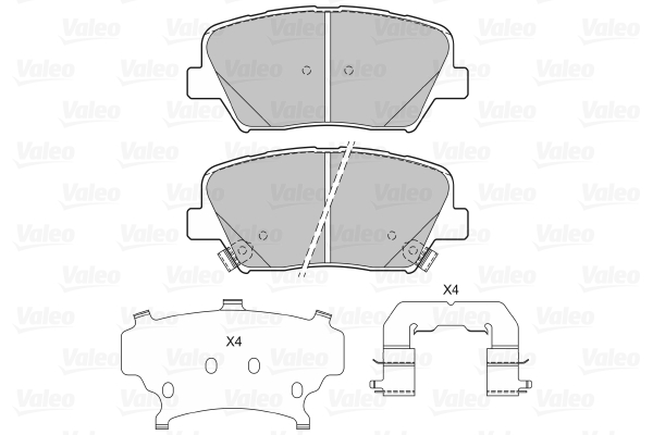 Valeo Remblokset 601406