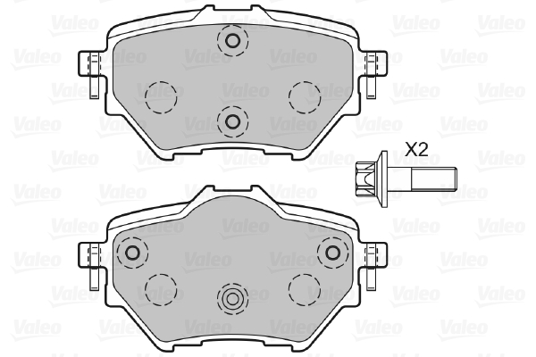 Valeo Remblokset 601396