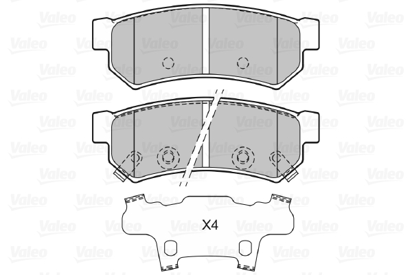 Valeo Remblokset 601477