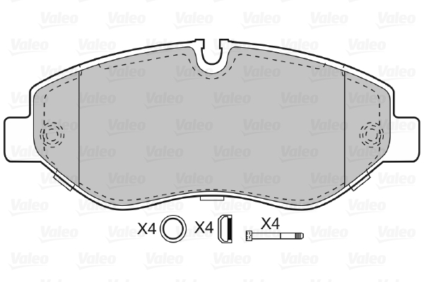 Valeo Remblokset 598882